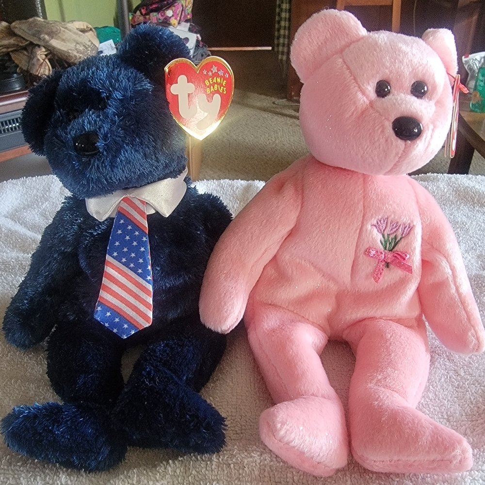 Beanie Bear Set of Two